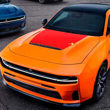 Autocollant vinyle graphique pour capot Sixpack pour Dodge Charger Daytona
 3