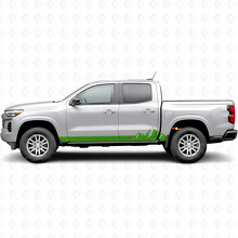 Bandes vinyles Montagne pour portes et bas de caisse pour Chevrolet Colorado 3e génération 2023-2026_6