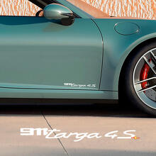 Autocollant de décalque de portes latérales pour Porsche 911 Targa 4S 2026
 2