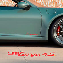 Autocollant de décalque de portes latérales pour Porsche 911 Targa 4S 2026
 3