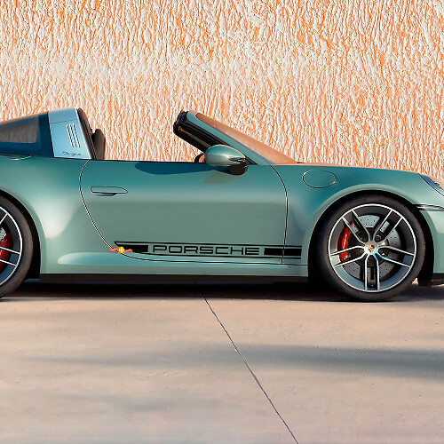 Autocollant décoratif pour portières latérales pour Porsche 911 Targa 4S 2026
 1