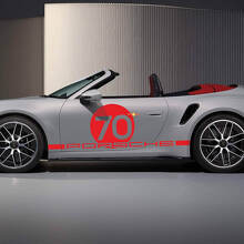 Kit d'autocollants en vinyle bandes latérales Spirit 70 pour Porsche 911_3
