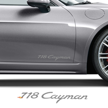 Autocollant de décalque de portes latérales pour Porsche 718 Cayman
 2