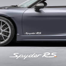 Ensemble de décalcomanies en vinyle pour porte latérale Spyder RS pour Porsche 718_2