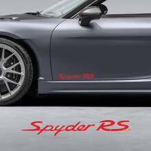Autocollant de décalque de portes latérales pour Porsche 718 Cayman Spyder RS
 3