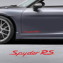 Ensemble de décalcomanies en vinyle pour porte latérale Spyder RS pour Porsche 718_3