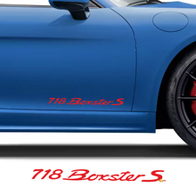 Autocollant de décalque de portes latérales pour Porsche 718 Boxster S
 3
