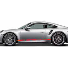 Kit de bandes latérales PORSCHE autocollantes pour Porsche 911 Turbo S 992.2
 3