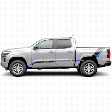 Bandes en vinyle Accent Rising pour portes et bas de caisse Chevrolet Colorado 3e génération 2023-2026_3