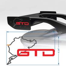 Autocollant de décalque de spoiler Nürburgring GTD pour Ford Mustang GTD Spoiler
 2