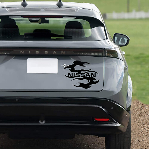 Autocollant graphique de course arrière Dragon pour Nissan ARIYA

