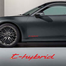 Autocollant de décalque de portes latérales T-hybrid pour Porsche 911 turbo S T-hybrid
 3