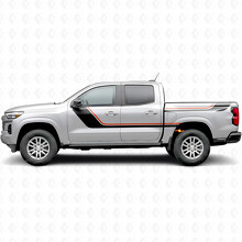 Bandes vinyle d’accentuation supérieures balayantes pour porte et flanc de caisse Chevrolet Colorado 3e génération 2023-2026_2