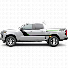 Bandes vinyle d’accentuation supérieures balayantes pour porte et flanc de caisse Chevrolet Colorado 3e génération 2023-2026_4