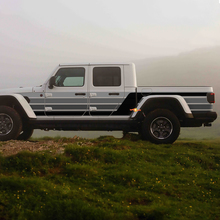 Autocollant graphique à rayures rétro vintage pour Jeep Gladiator
 2