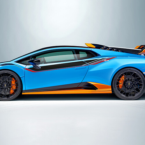 Bandes latérales de vinyle Racing UP Autocollant Graphique pour Lamborghini STO
