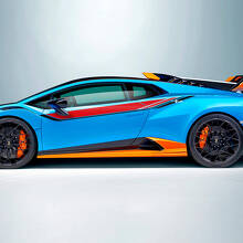 Bandes latérales de vinyle Racing UP Autocollant Graphique pour Lamborghini STO
 3