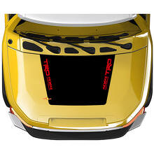 Autocollant en vinyle style capot tout-terrain TRD pour Toyota FJ Cruiser_2