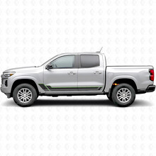 Bandes vinyle angulaires de contour de porte et de panneau rocker pour Chevrolet Colorado 3e génération 2023-2026_4