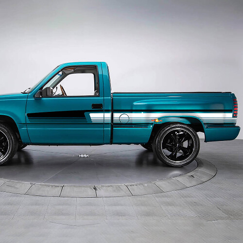 Kit de décalcomanies pour bandes latérales et hayon Chevrolet Classic de 1993
 1