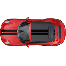 Autocollant de décalque à rayures de capot double pour Porsche 911 Turbo S 2026
 2