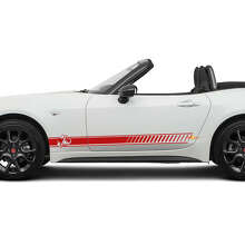 Autocollant de bande de course Abarth pour Fiat 124 Spider Abarth
 2