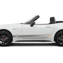 Kit d'autocollants en vinyle à bandes latérales de course pour Fiat 124 Spider Abarth_3