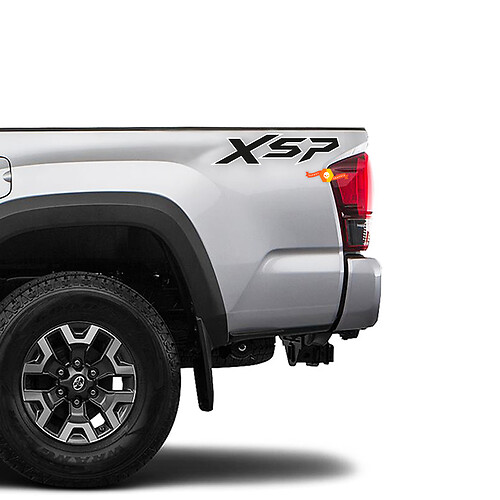 Paire d'autocollants vinyle latéraux XSP pour camion Toyota Tacoma
