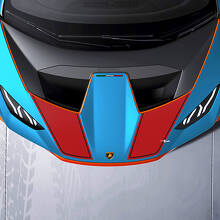 Bandes de course pour capot Autocollant en vinyle pour Lamborghini STO
 2
