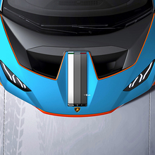Bandes de course pour capot Autocollant en vinyle pour Lamborghini STO
 2