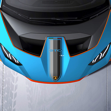 Bandes de course capot Tri color Autocollant Vinyle Graphiques pour Lamborghini STO 2
 2