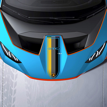Bandes de course capot Tri color Autocollant Vinyle Graphiques pour Lamborghini STO 2
 3