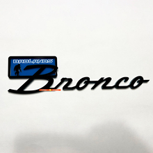 Bronco Badlands Yeti Sasquatch Bigfoot Insignes d'aile Emblème de hayon Badge 3D Noir vs Bleu
 2