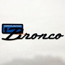 Bronco Badlands Yeti Sasquatch Bigfoot Insignes d'aile Emblème de hayon Badge 3D Noir vs Bleu
 4