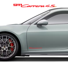 2x Autocollants de portes latérales Signature Porsche 911 Carrera 4S
 6