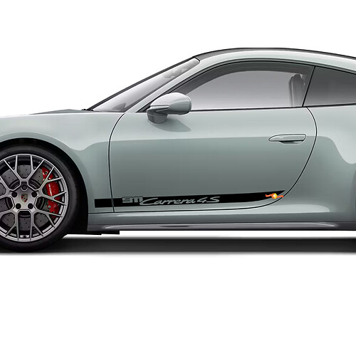 Autocollant graphique Side Kit pour Porsche 911 Carrera 4S
 1