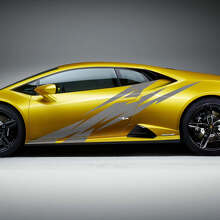 Graphiques latéraux Lightning Autocollant adhésif en vinyle Racing pour Lamborghini Huracan Evo 2