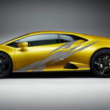 Autocollant en vinyle avec graphiques latéraux pour Lamborghini Huracan Evo
 2