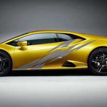 Autocollant en vinyle avec graphiques latéraux pour Lamborghini Huracan Evo
 2