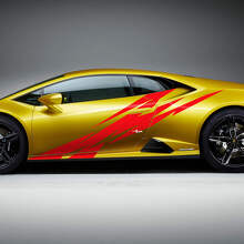Autocollant en vinyle avec graphiques latéraux pour Lamborghini Huracan Evo
 3