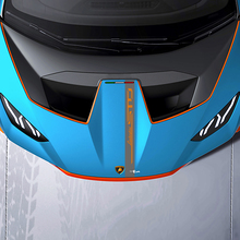 Autocollant graphique en vinyle pour bande de capot de course pour Lamborghini STO
 2