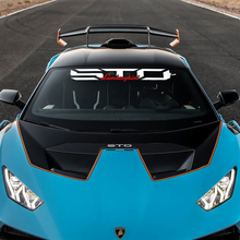Autocollant vinyle pour pare-brise Racing STO pour Lamborghini STO
 3