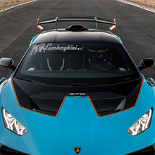 Rayure centrale de capot logo STO Autocollant vinyle Racing Graphiques pour Lamborghini STO
 2