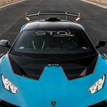 Rayure centrale de capot Logo STO Autocollant en vinyle Racing Graphics pour Lamborghini STO
 2