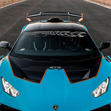 Autocollant vinyle Logo STO pour pare-brise Lambo pour Lamborghini STO 2
 2