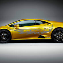 Autocollant vinyle de décalcomanie de course pour Lamborghini Huracan Evo
 2