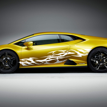 Graphiques latéraux Autocollant vinyle Tribal Racing pour Lamborghini Huracan Evo
 2