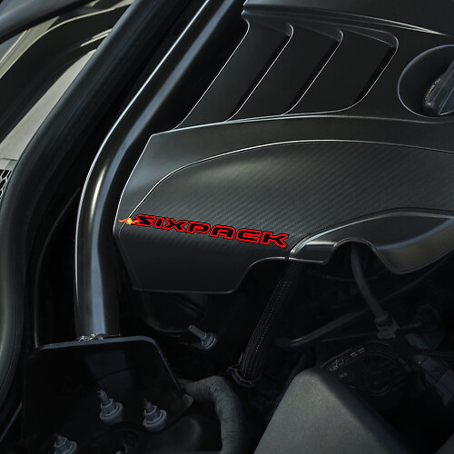 Autocollants de capot Sixpack Hood Engine pour Dodge Charger
