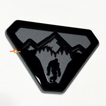 Montagnes Sasquatch Bigfoot Yeti Insignes d'aile de pare-chocs Emblème de hayon Badge 3D 2
 7
