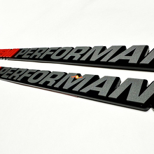 Texte personnalisé PERFORMANCE Emblème de capot badge 3D pour camion Dodge Ram 1500 5.7L V8 Hemi 4